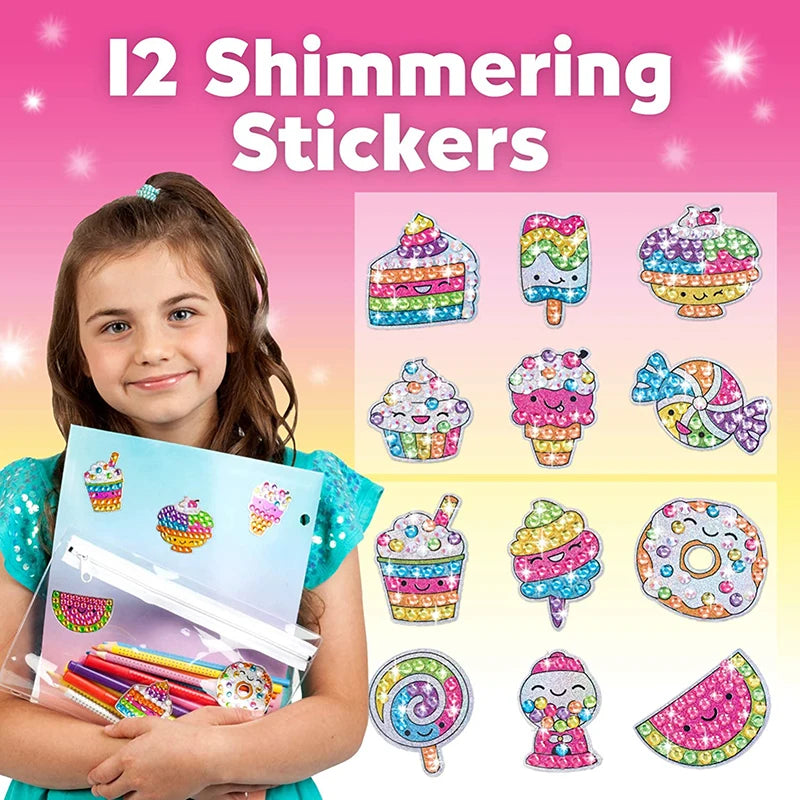 12 Create Big Gem Diamond Painting Sticker Kit