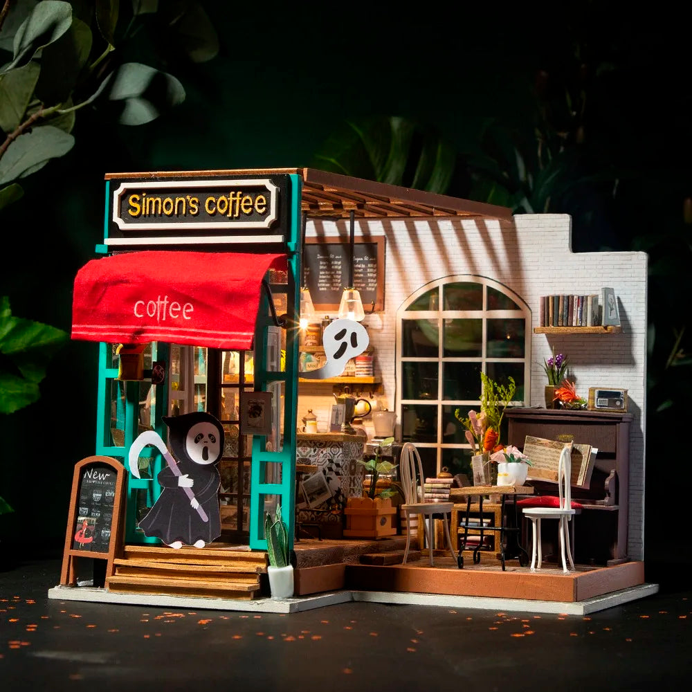 Robotime Art Dollhouse DIY Miniature House Kits