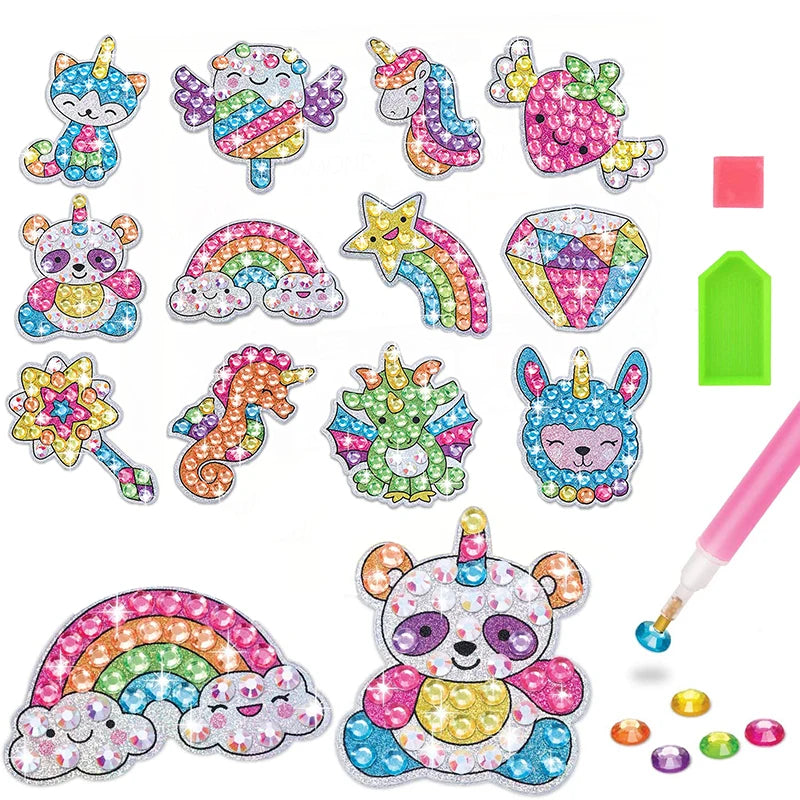 12 Create Big Gem Diamond Painting Sticker Kit