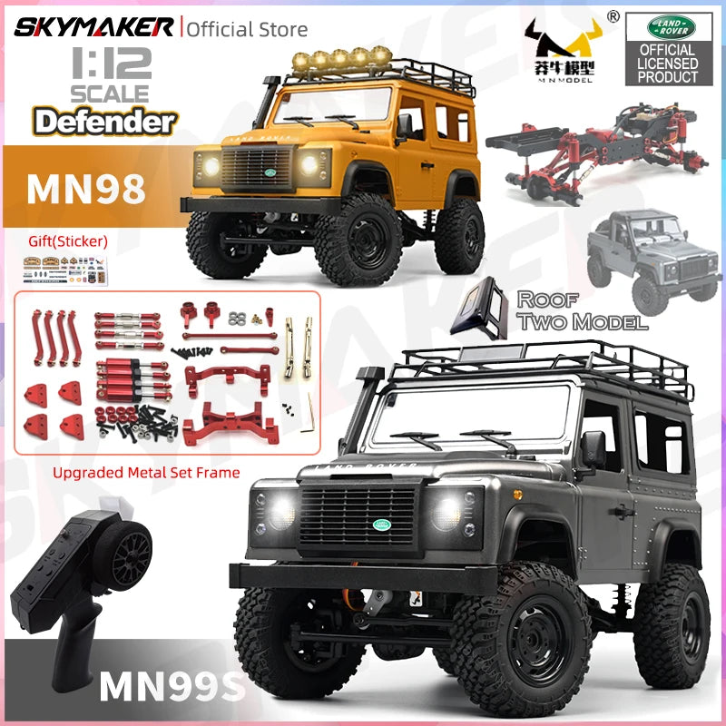 New MN99s MN98 1:12 MN Model RTR Version RC Car 2.4G 4WD