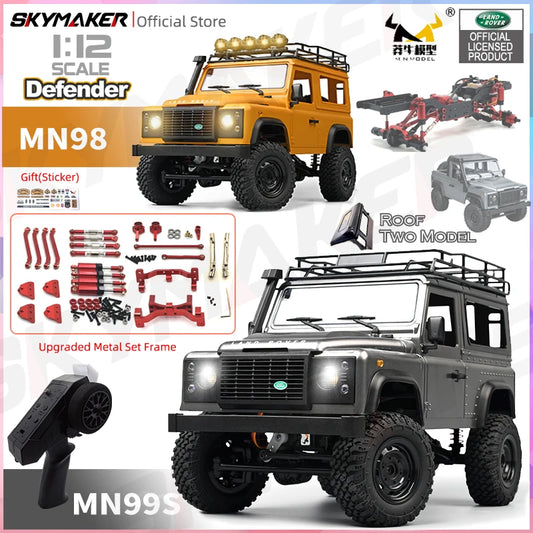 New MN99s MN98 1:12 MN Model RTR Version RC Car 2.4G 4WD