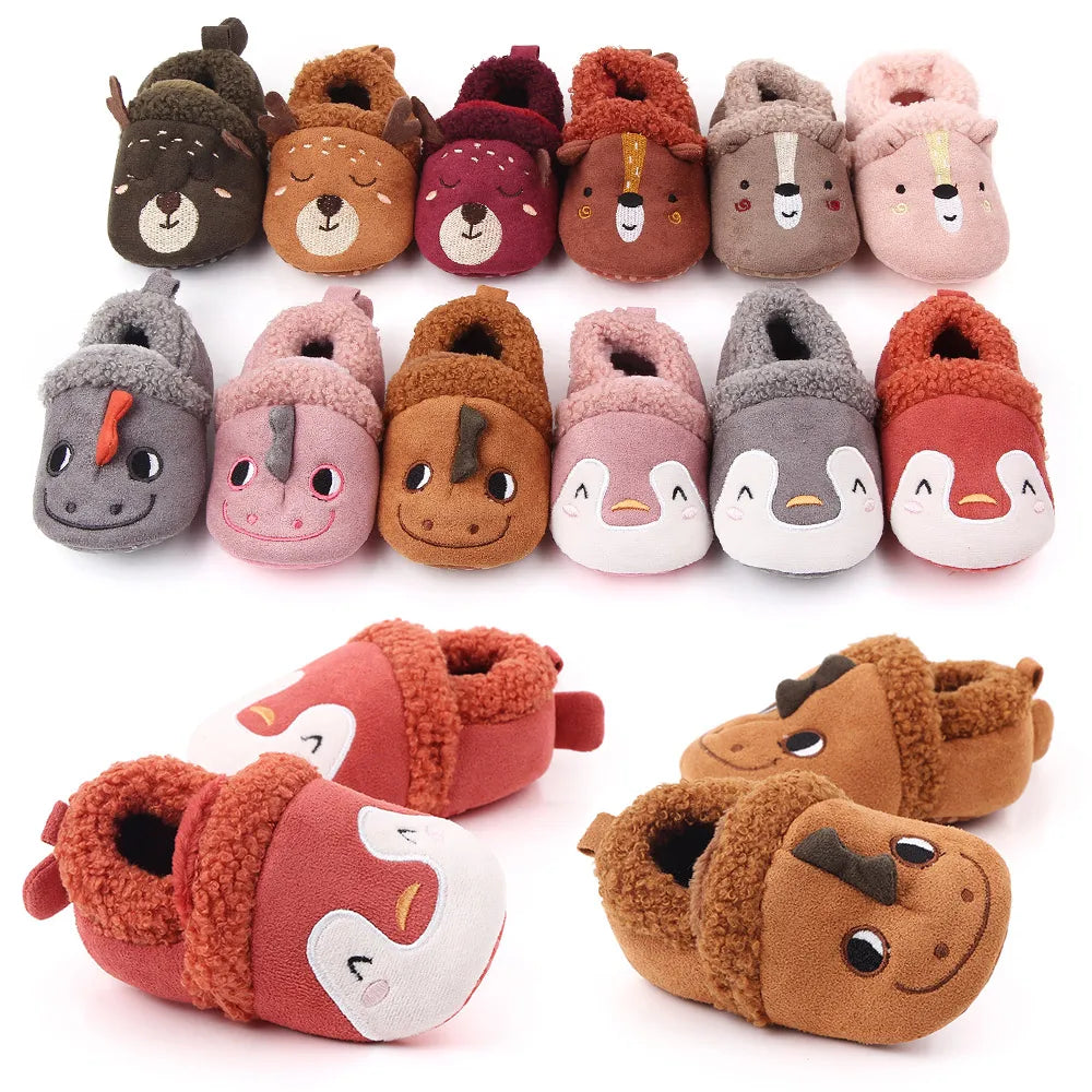 Baby Animal Shoes Winter Warm Lining Inside