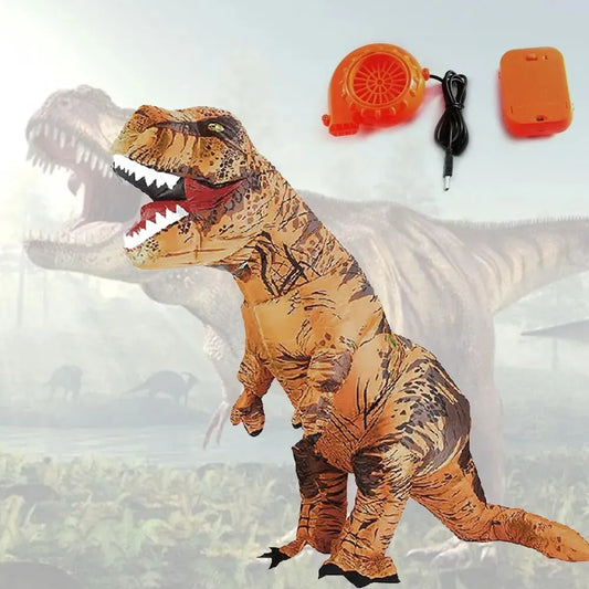 Tyrannosaurus Dinosaur Inflatable Costumes for Kids Adult Blow