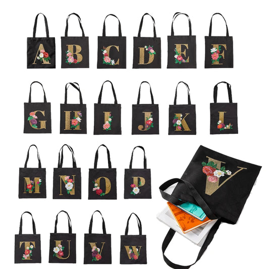 DIY Diamonds Mosaic Tote Reusable Linen Rhinestones