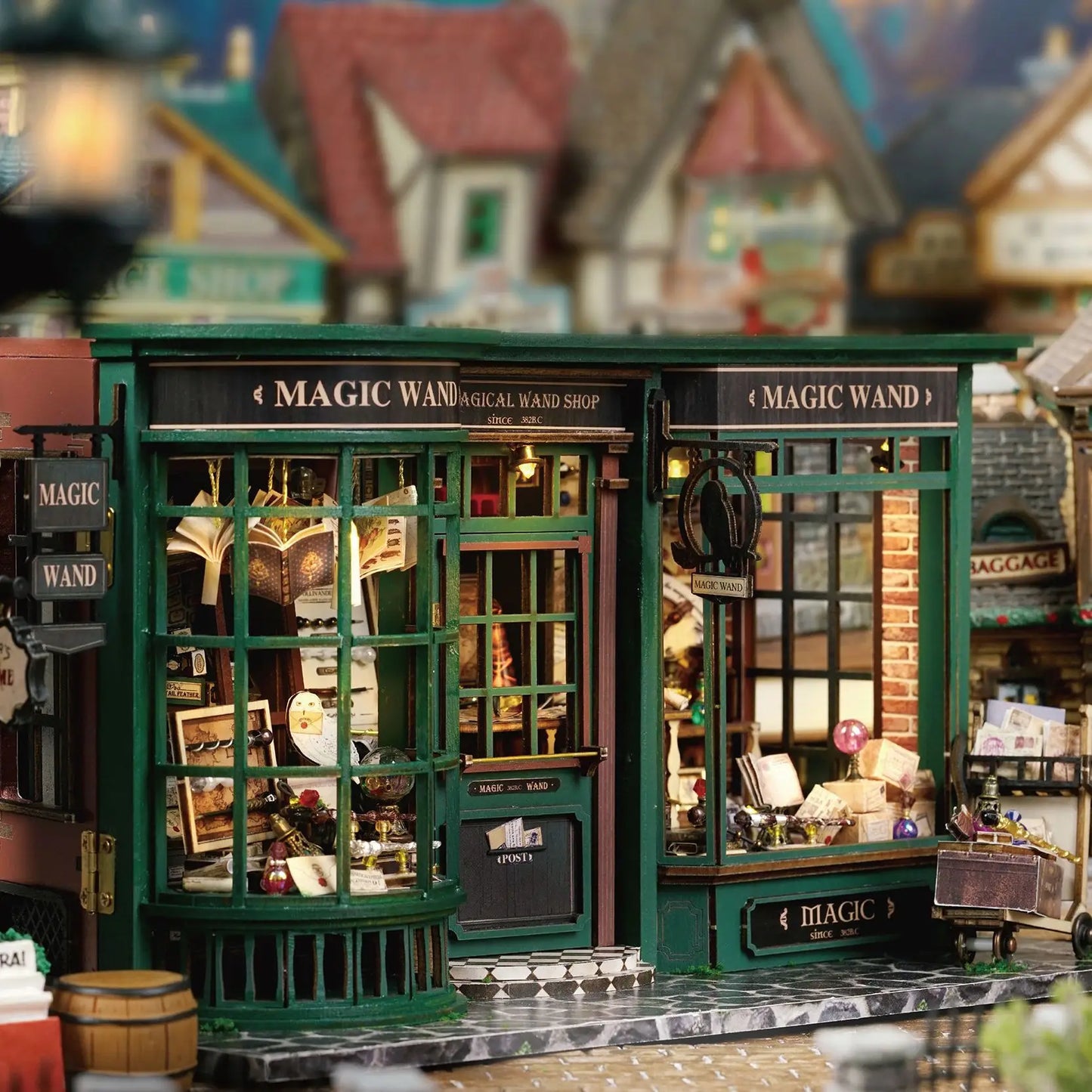 DIY Wooden Dollhouse Magic Shop Miniature Doll
