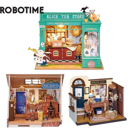 Robotime Rolife DIY Mystery Archives Bureau Decorative