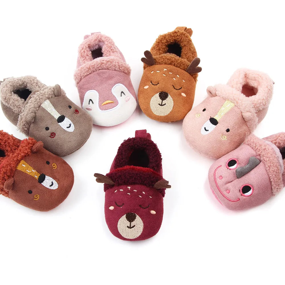 Baby Animal Shoes Winter Warm Lining Inside