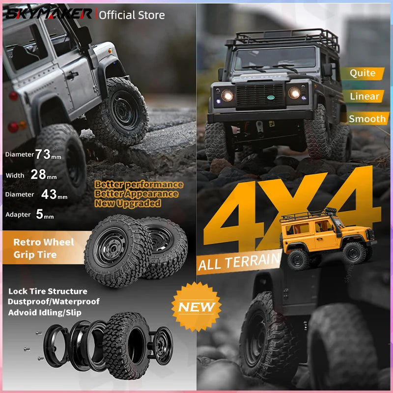 New MN99s MN98 1:12 MN Model RTR Version RC Car 2.4G 4WD