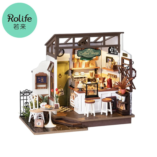Rolife DIY Mini Dollhouse No 17 Cafe Model Kit
