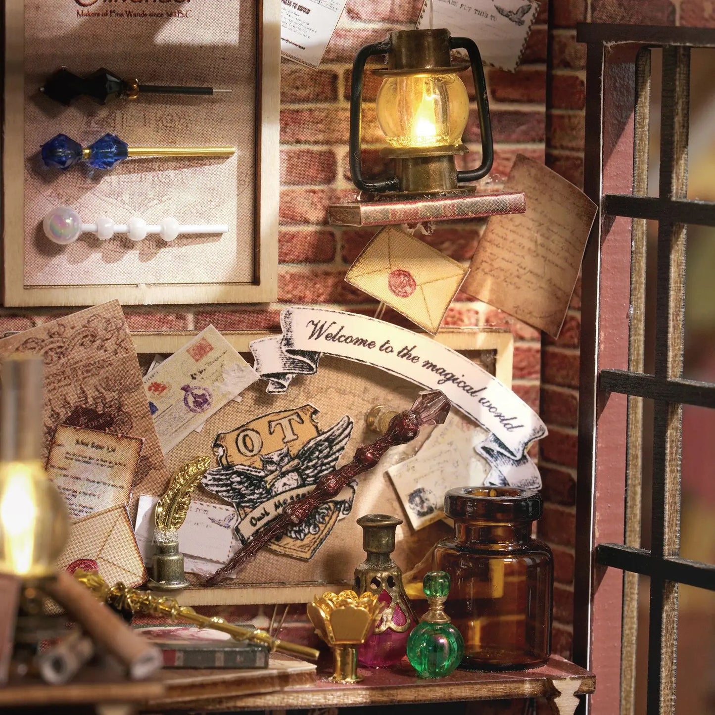 DIY Wooden Dollhouse Magic Shop Miniature Doll